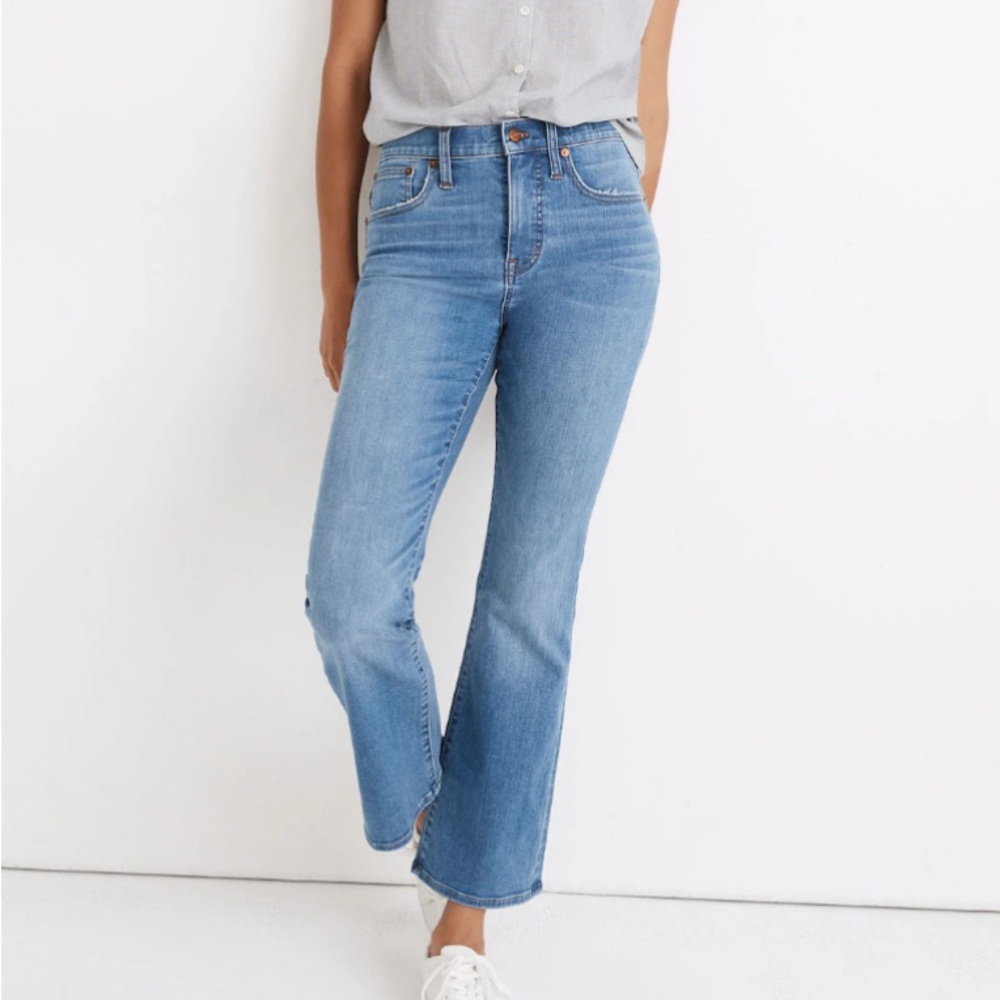 NWT Madewell Cali Demi-Boot Jeans in Timpson Wash